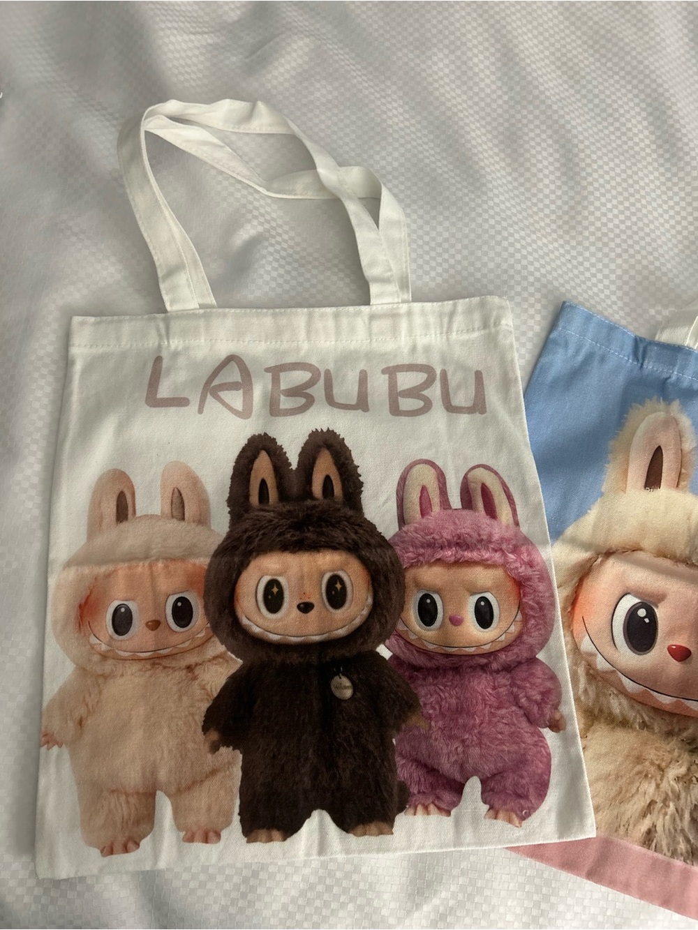 LABUBU Cute Character Tote Bags
